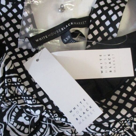 White House Black Market Reversible Dress NWT XXS - Picture 8 of 8